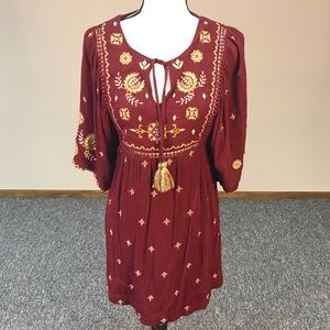 Alter'd State  Embroidered Dress Tunic Size M